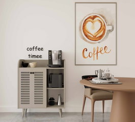 Hanah Home Magnetar - Sandstone Gabinete de Bar de Café